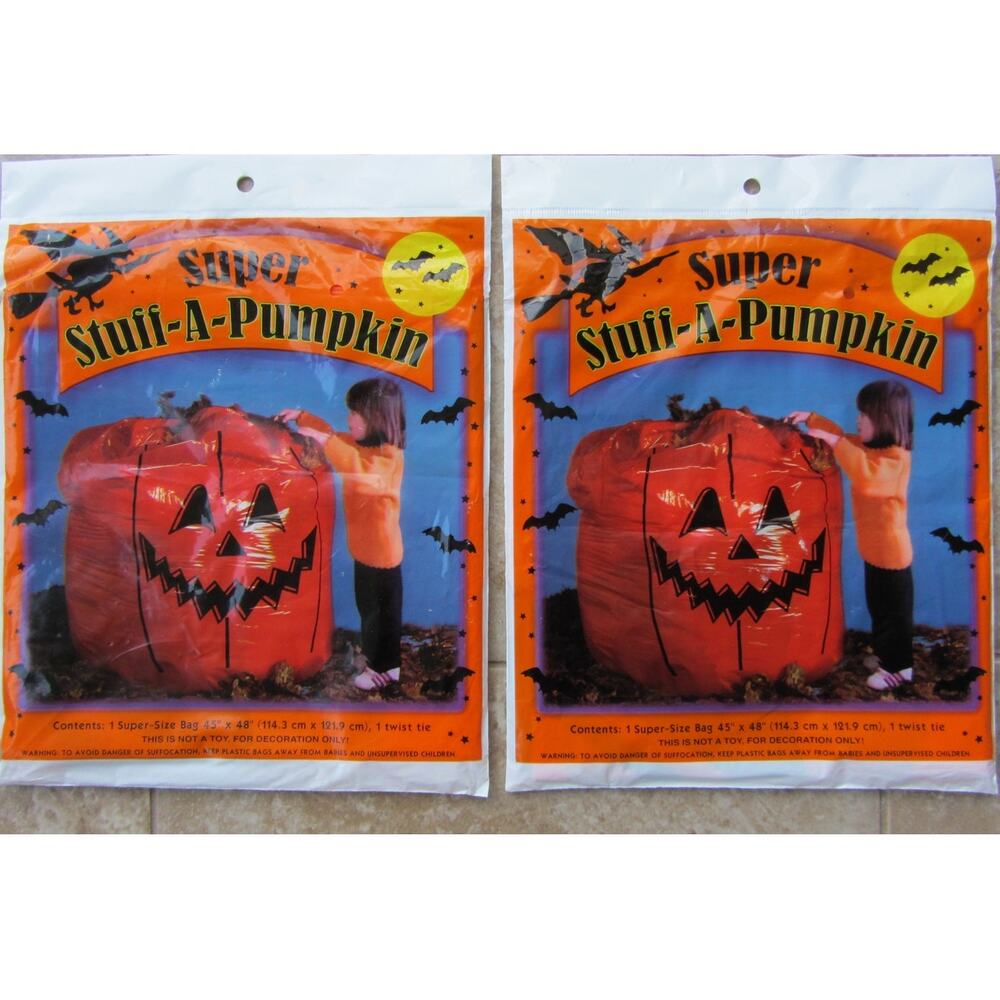 Super Stuff-A-Pumpkin Leaf Bags 45 X 48 (2)